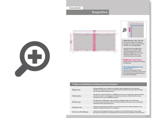 Product Bild hochwertige_burgerfahne_mit_holzpicker__50_x_30_mm__beidseitig_bedruckt