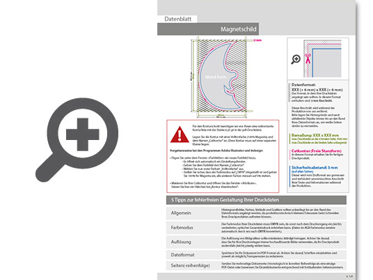 Product Bild hochwertiges_magnetschild_in_mond-form