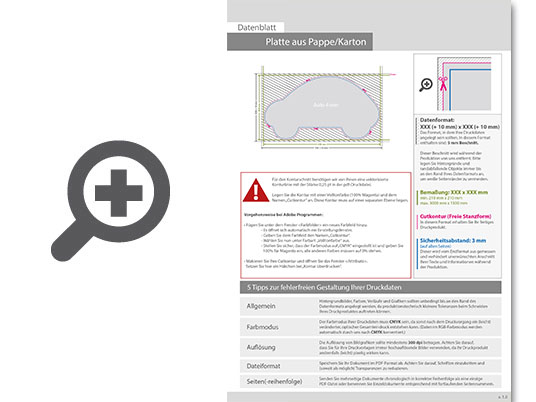 Product Bild karton_mit_wabenstruktur_in_auto-form_konturgefr__st___einseitig_4_0-farbig_bedruckt