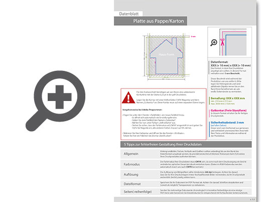 Product Bild karton_mit_wabenstruktur_in_haus-form_konturgefr__st___einseitig_4_0-farbig_bedruckt