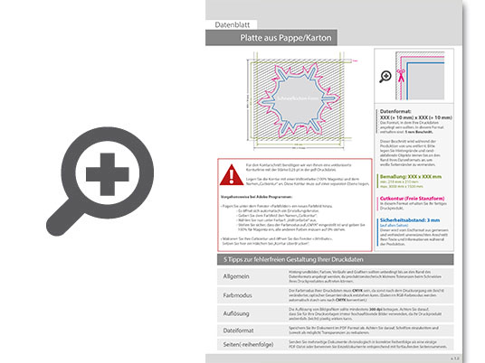 Product Bild karton_mit_wabenstruktur_in_schneeflocke-form_konturgefr__st___einseitig_4_0-farbig_bedruckt